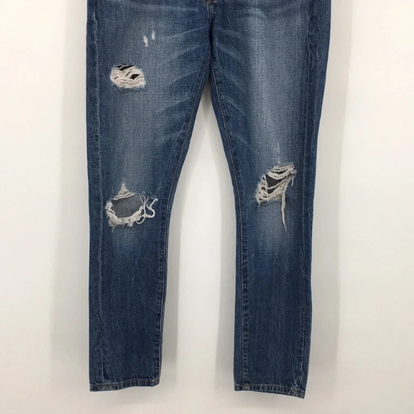 Lucky Brand‎ Sienna Cigarette Jeans Womens 2/26 Medium Distressed Cotton Denim - Picture 4 of 14